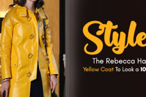 Style The Rebecca Hall Yellow Coat To Look a 100
