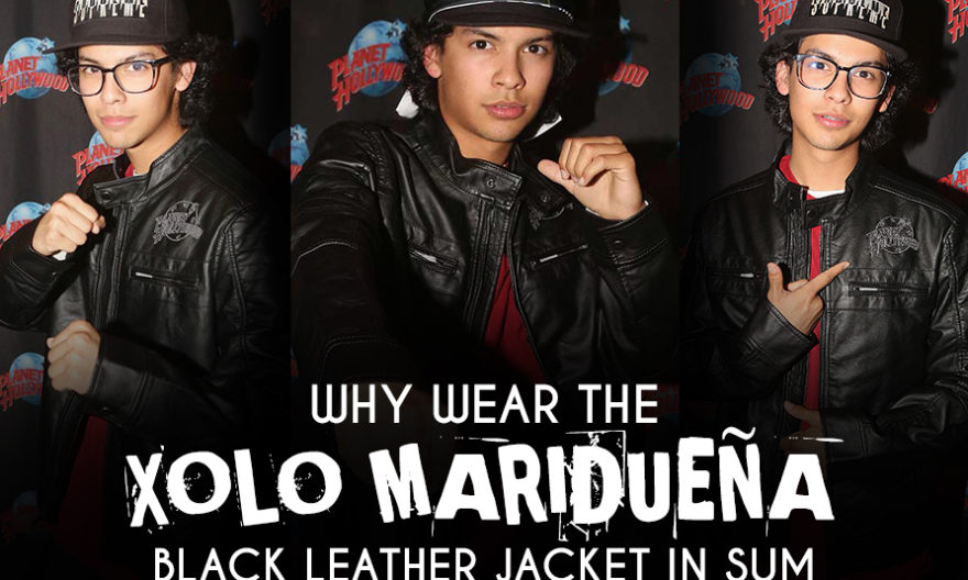 Cobra Kai Premiere Event Xolo Maridueña Leather Jacket
