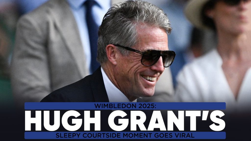 Wimbledon 2025: Hugh Grant’s Sleepy Courtside Moment Goes Viral
