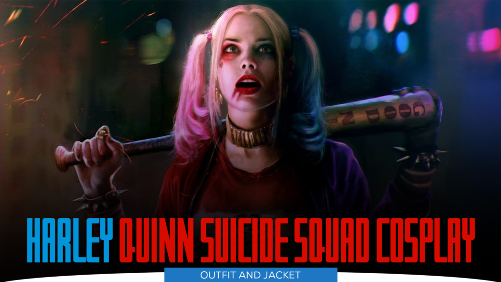 Harley Quinn Suicide Squad Cosplay Outfit and Jacket