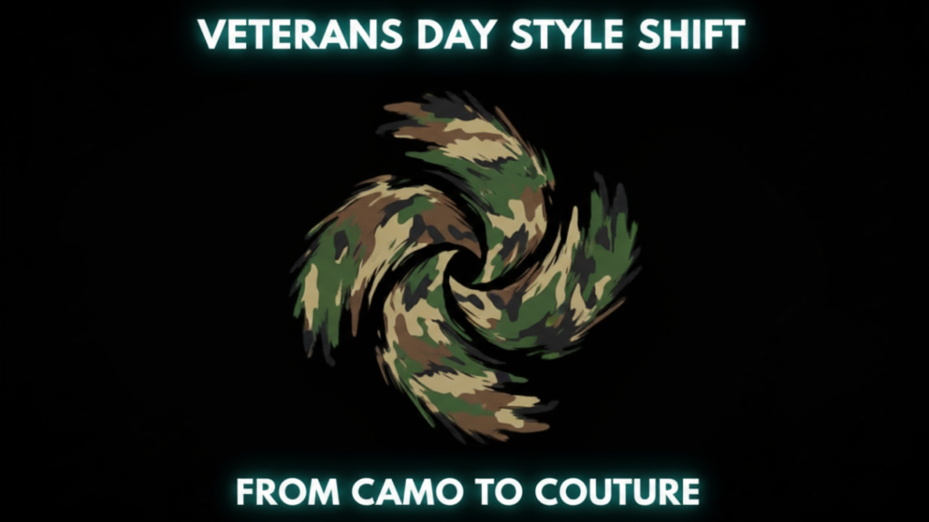 Army-inspired fashion